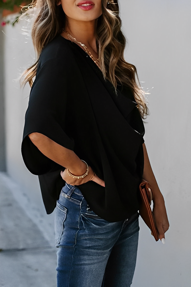 WW | Damen Sommer Chiffon Bluse