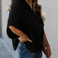 WW | Damen Sommer Chiffon Bluse