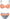 WW - Korallenrotes Bikini-Set mit Vichy-Karo