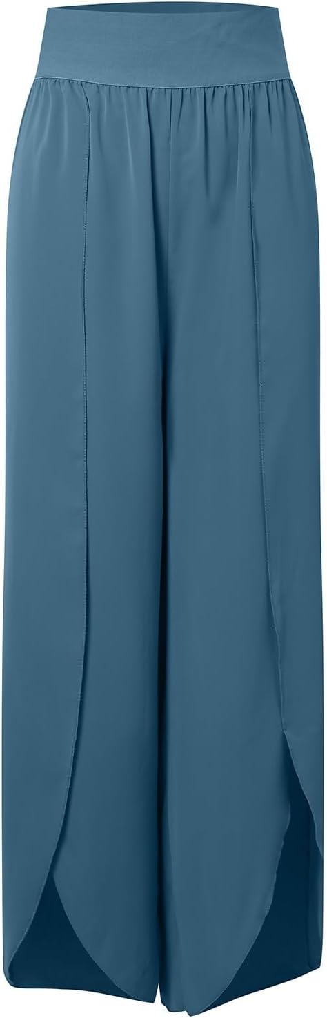 Damen luftige Culotte mit Seitenschlitzen W&W Mode
