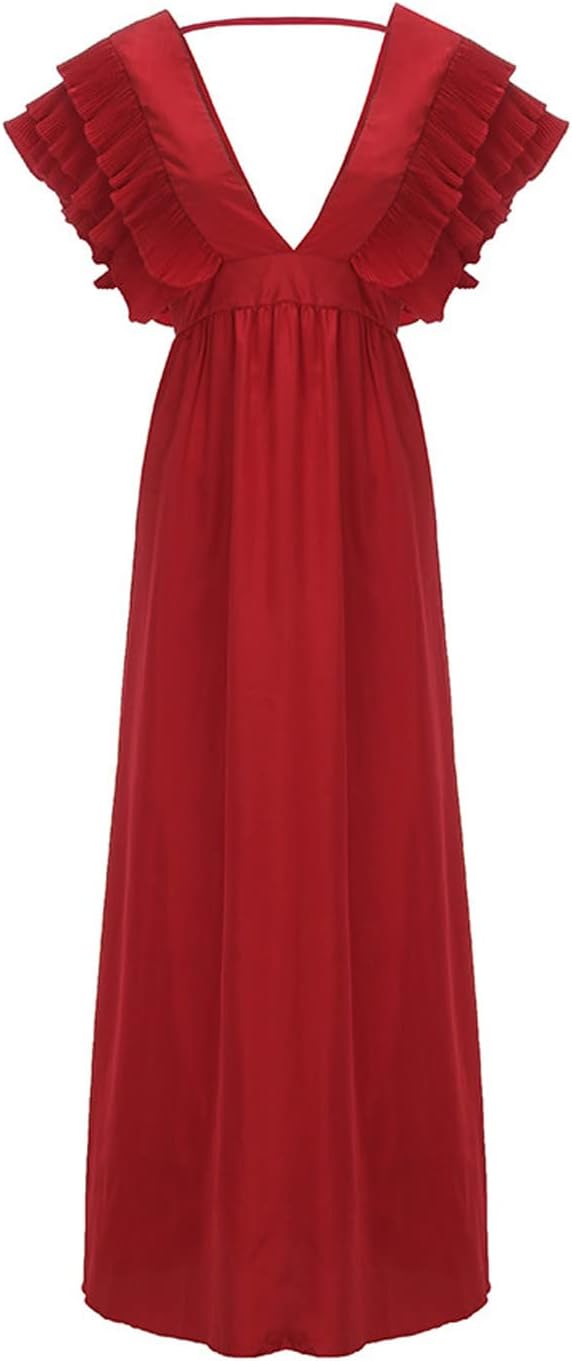 W&W Mode - Elegantes Kleid mit gerafften Ärmeln