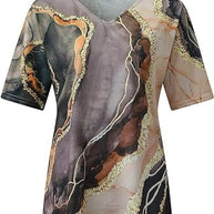 Carnale - Originelles Damen-T-Shirt im Boho-Stil
