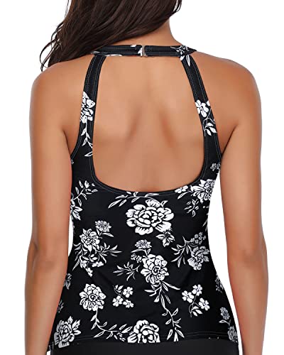WW | Betonte Kurven High Neck Tankini Top Für Damen