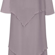 WW | Elegantes Chiffonkleid mit Lagen-Look