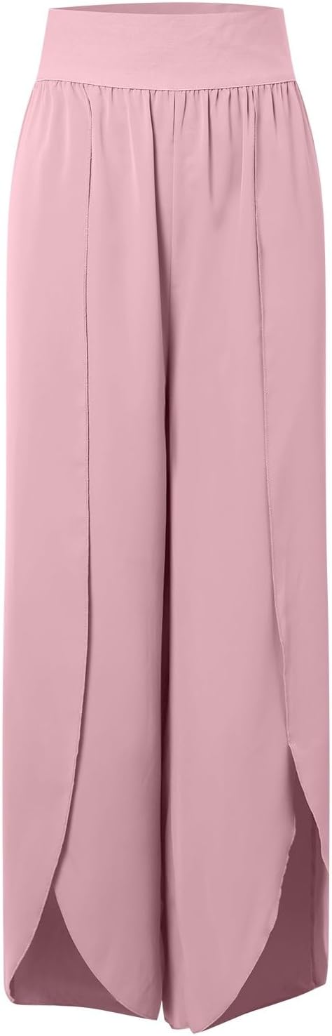 Damen luftige Culotte mit Seitenschlitzen W&W Mode