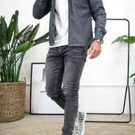 WW | Premium-Jacke mit Knopfverschluss für Herren | Stylische und bequeme Jacke