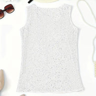 WW | Elegantes Ärmelloses Top mit Pailletten