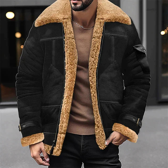 W&W Mode | Daily Fashion Sherpa-Jacke Für Männer