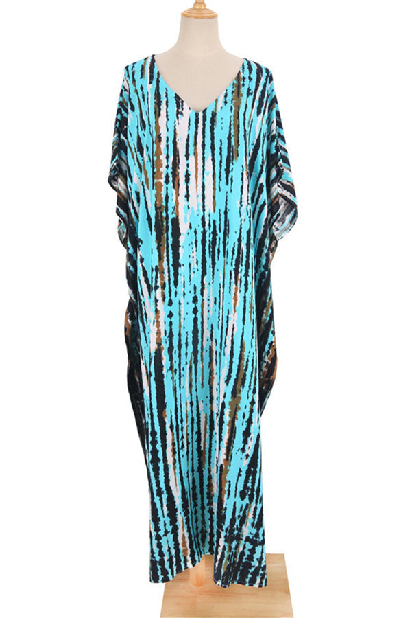W&W Mode Freely – Lockeres Überwurfkleid im Batik-Boho-Stil
