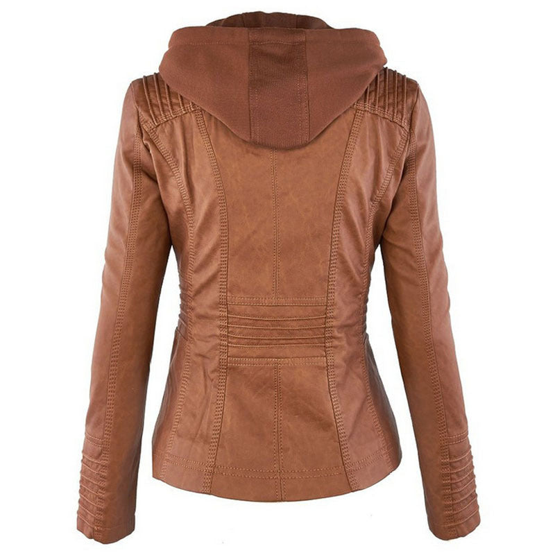 WW Solide Lederjacke mit Revers