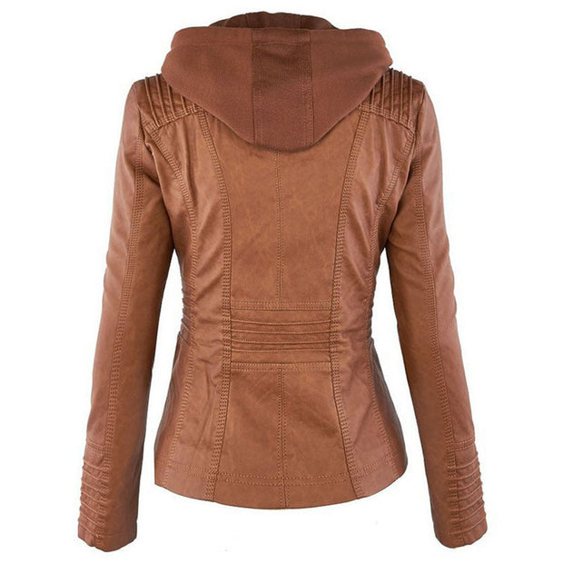 WW Solide Lederjacke mit Revers