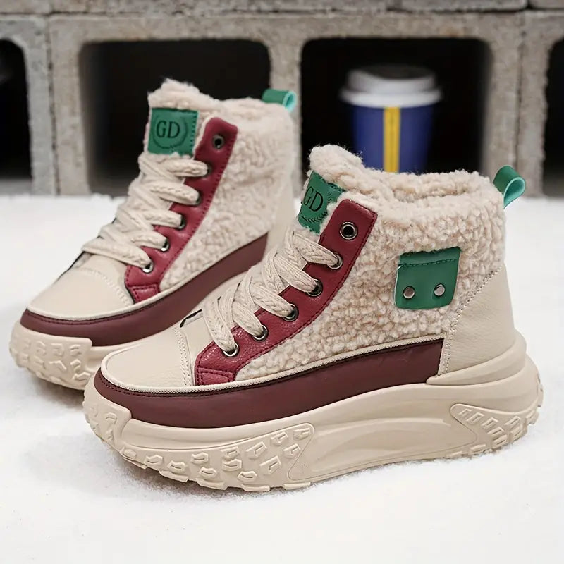 WW – Wasserdichte Plüsch-Stiefeletten