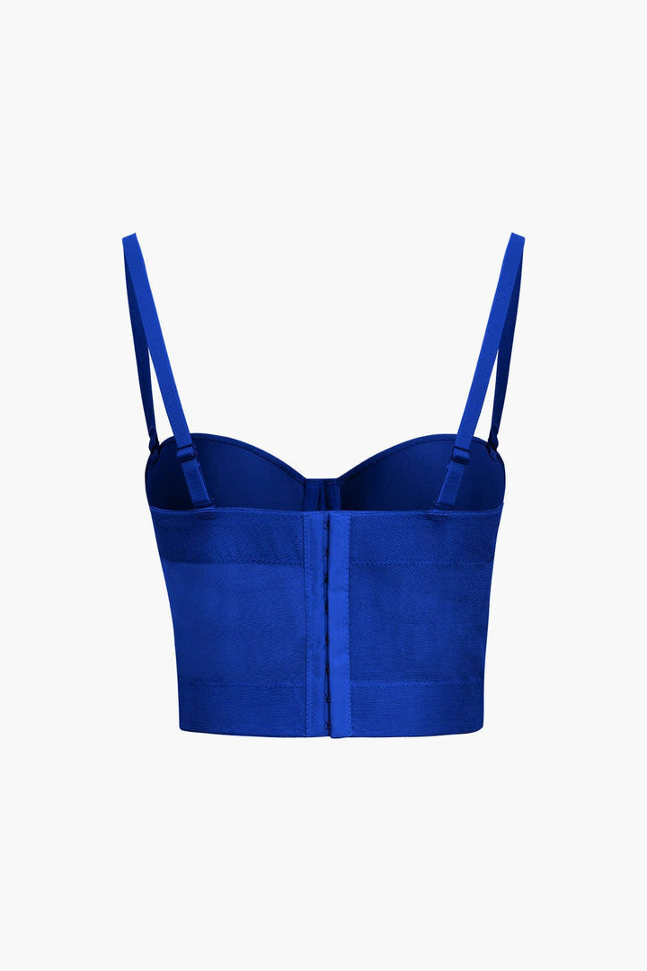 W&W Mode | Figurbetontes Bustier Top Mit Bügel Cups Und Transparenter Mesh Struktur