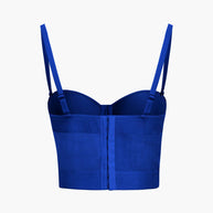 WW | Figurbetontes Bustier Top Mit Bügel Cups Und Transparenter Mesh Struktur