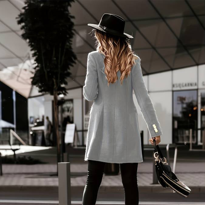 WW | Damen Winterjacke Tailliert Doppelreihig