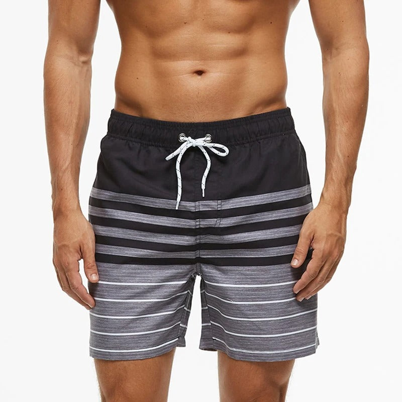 WW | Atmungsaktive Badeshorts mit Funky Print für Männer