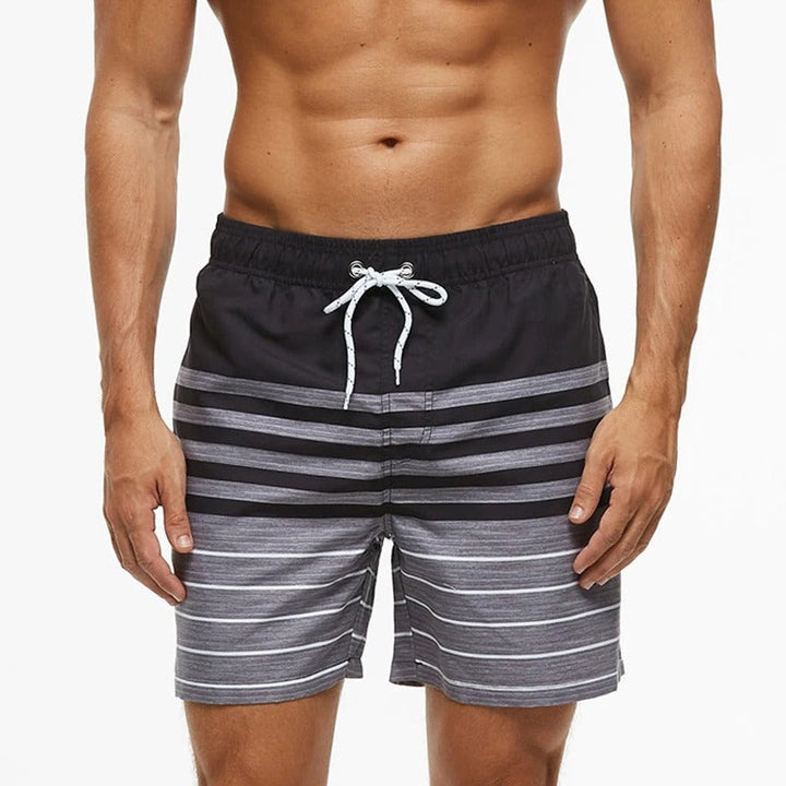W&W Mode | Atmungsaktive Badeshorts mit Funky Print für Männer