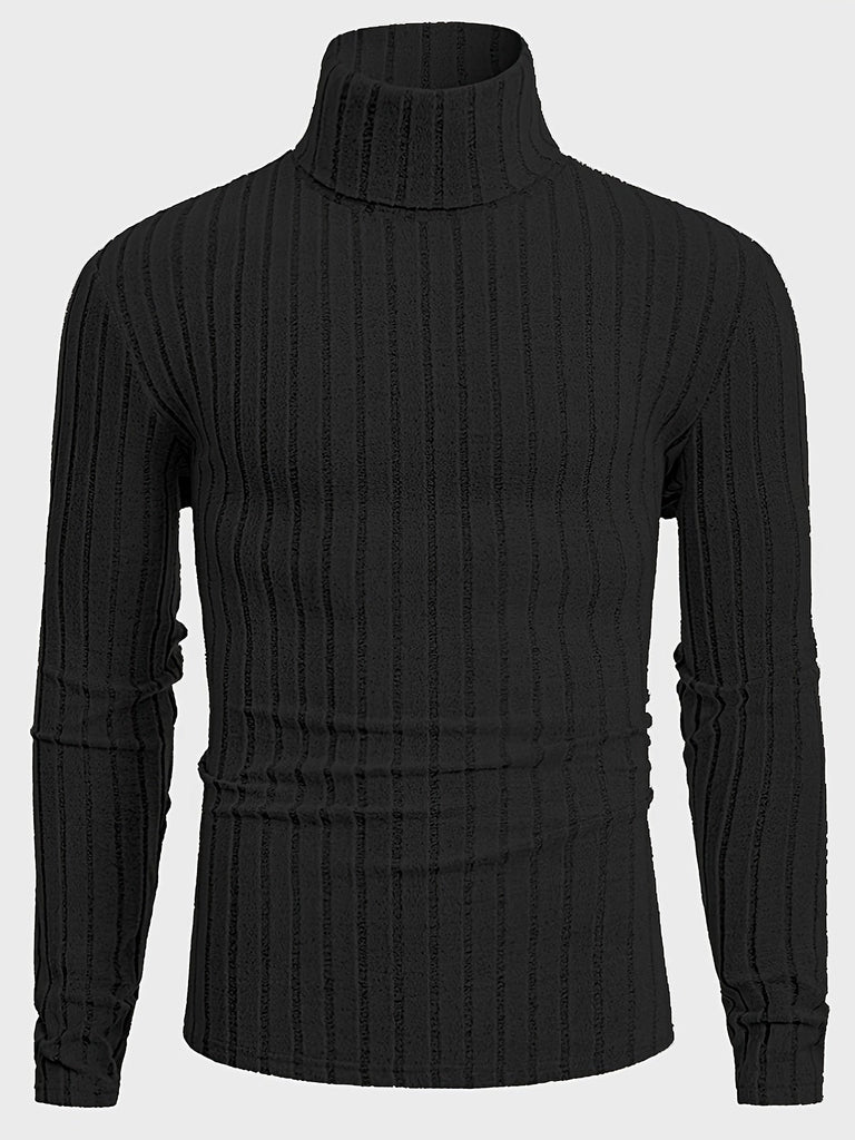 WW | Gestreifte Strickpullover Mit Kragen Für Herren