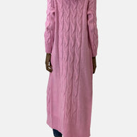 W&W - Lange Strickjacke mit Kapuze
