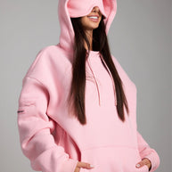 WW | Reise Kapuzenpullover mit Flugzeugmodus-Grafik