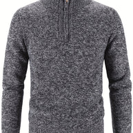 WW | Stilvoller, Lässiger Pullover Mit Halbem Reißverschluss