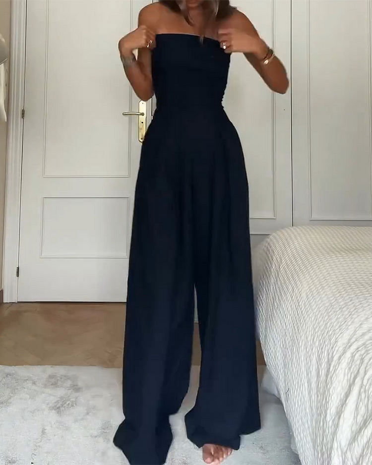 WW | Eleganter Off Shoulder Jumpsuit Für Damen