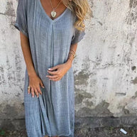 WW | Stilvolles Leinenkleid