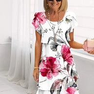 WW | Elegantes Maxikleid Mit Blumenmuster
