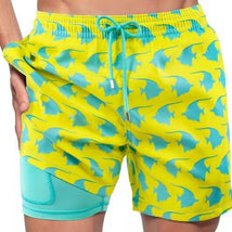 WW | Doppellagige Strandshorts Für Herren