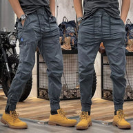 WW | Retro Herren Latzhose Mit Mehreren Taschen Und Elastischer Taille