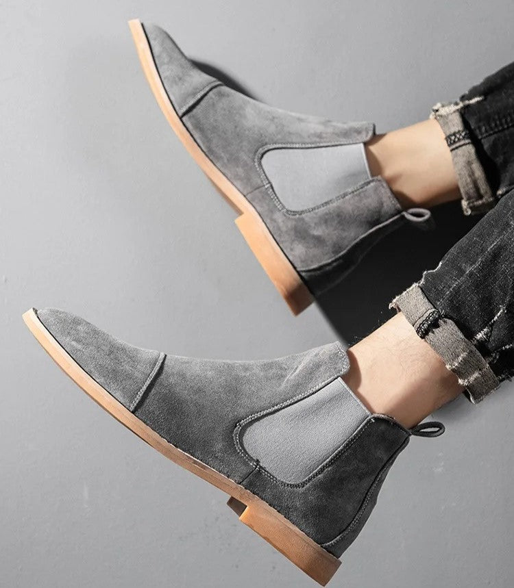 WW | Wildleder Chelsea Boots Für Herren Stilvoll & Nachhaltig