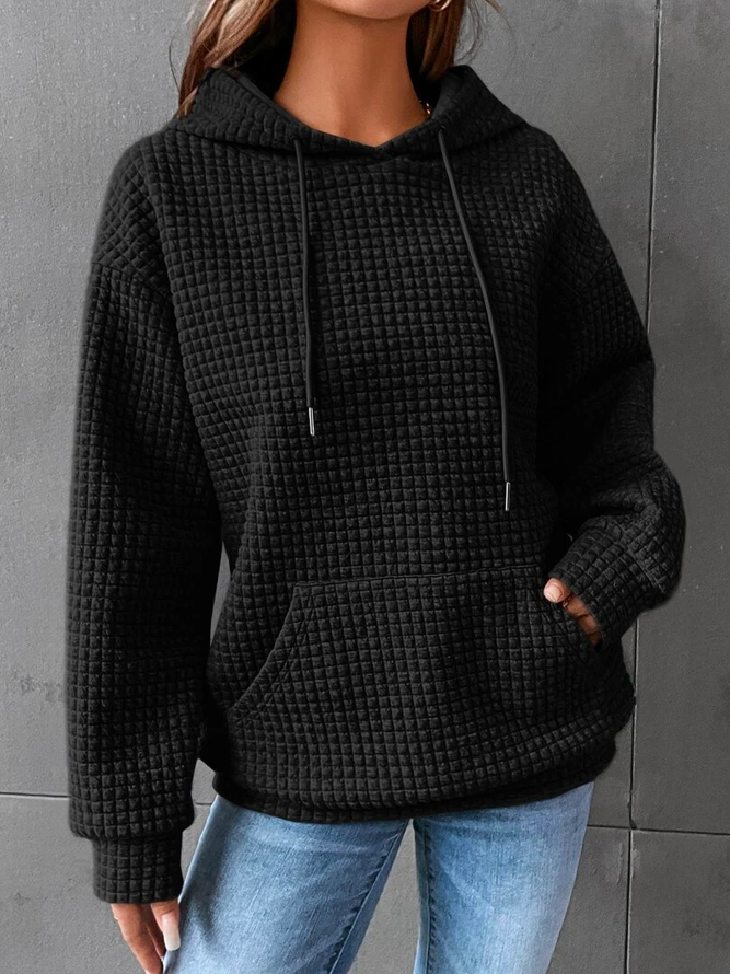W&W Mode | Casual Hoodie Einfarbig für Damen
