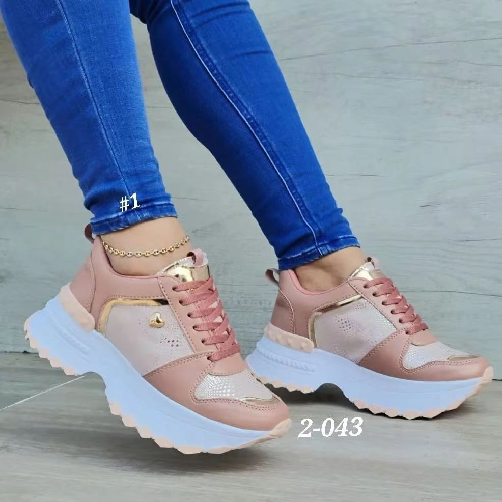 WW | Modische Damen Sneaker Mit Absatz