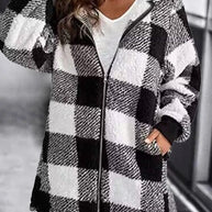 Lässiger Hoodie in Übergröße für Frauen