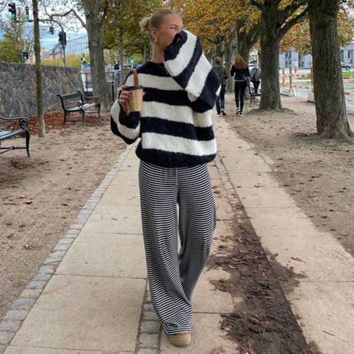 W&W Mode | Coole Gestreifte Hose Für Einen Frischen Look