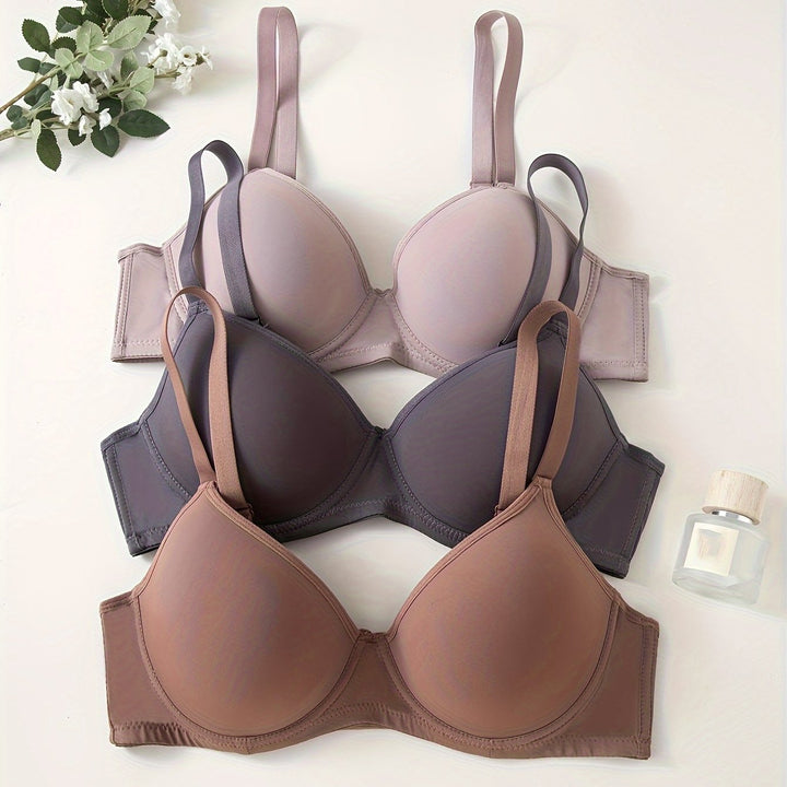 W&W Mode | 3 Teilig Nahtlos Anti Ablehnung Push up Bh