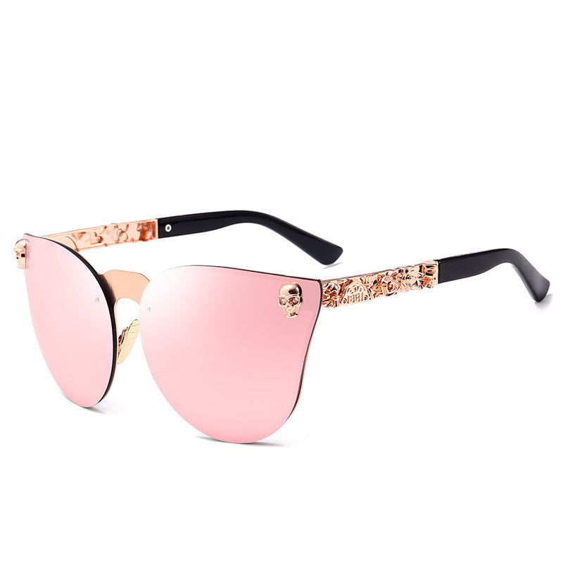 W&W Mode | Skull Sonnenbrille Aus Metall