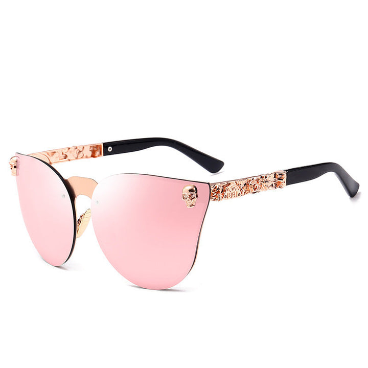 W&W Mode | Skull Sonnenbrille Aus Metall
