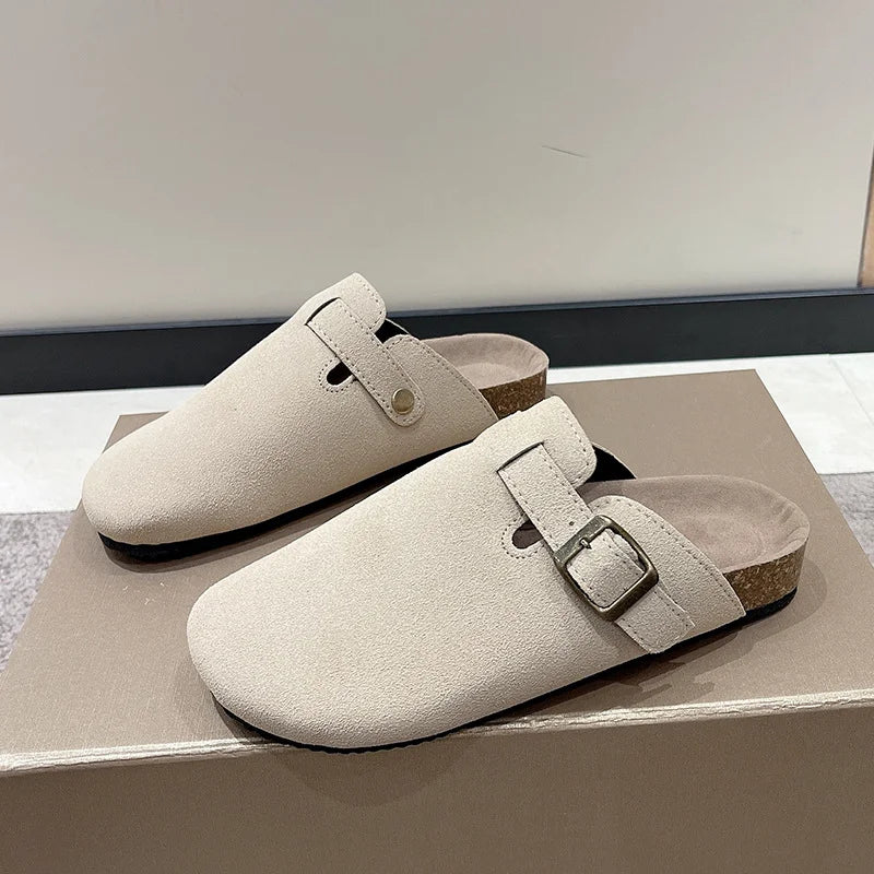 W&W Mode | Orthopädische Leder Pantoffeln