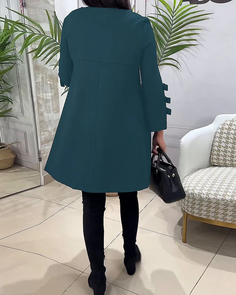 W&W Mode | Elegantes Langarmkleid