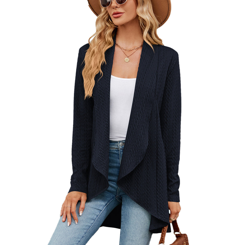 WW | Langärmelige Jacke für Damen In Uni-Farbe