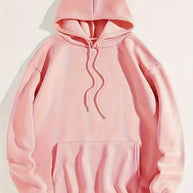 WW | Bequemer Einfarbiger Damen Hoodie mit Kapuze