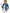 WW | Blaue Raw-Trim Jeansjacke für Damen