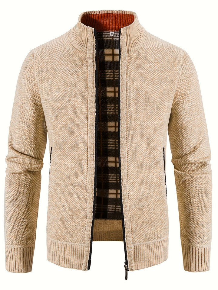 W&W Mode | urbaner Herrenmantel Warme Stehkragenjacke