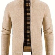 WW | urbaner Herrenmantel Warme Stehkragenjacke