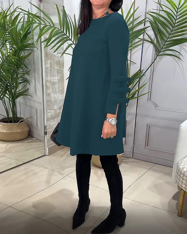 W&W Mode | Elegantes Langarmkleid