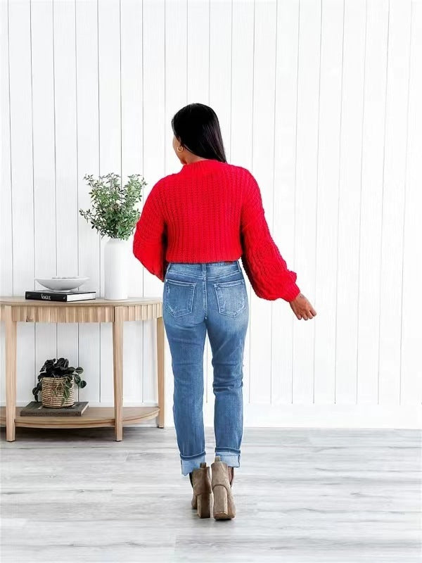 WW | Boyfriend Jeans Mit Bündchen