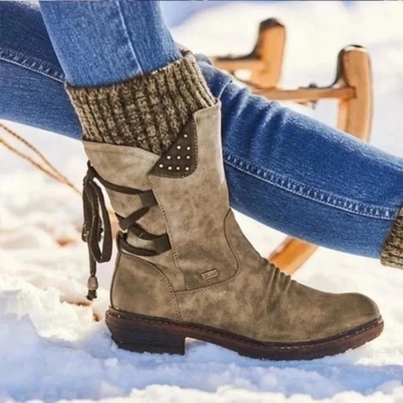 W&W Mode |  Wasserdichte Stiefel mit Reißverschluss