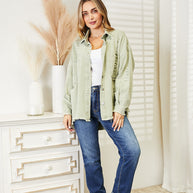 WW | Zerrissene Rohsaum-Denimjacke