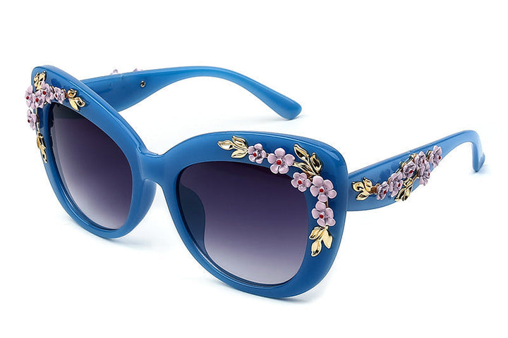 W&W Mode | Exquisite Damen Sonnenbrille Mit Blumenmuster